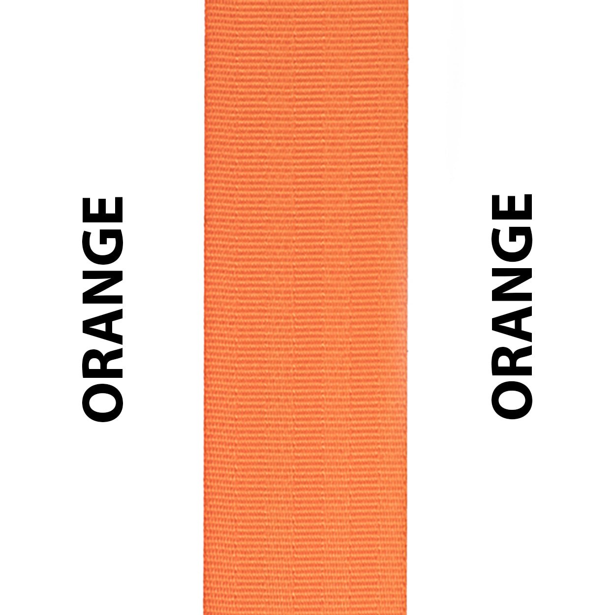 Orange Seat Belt Webbing Replacement Strap